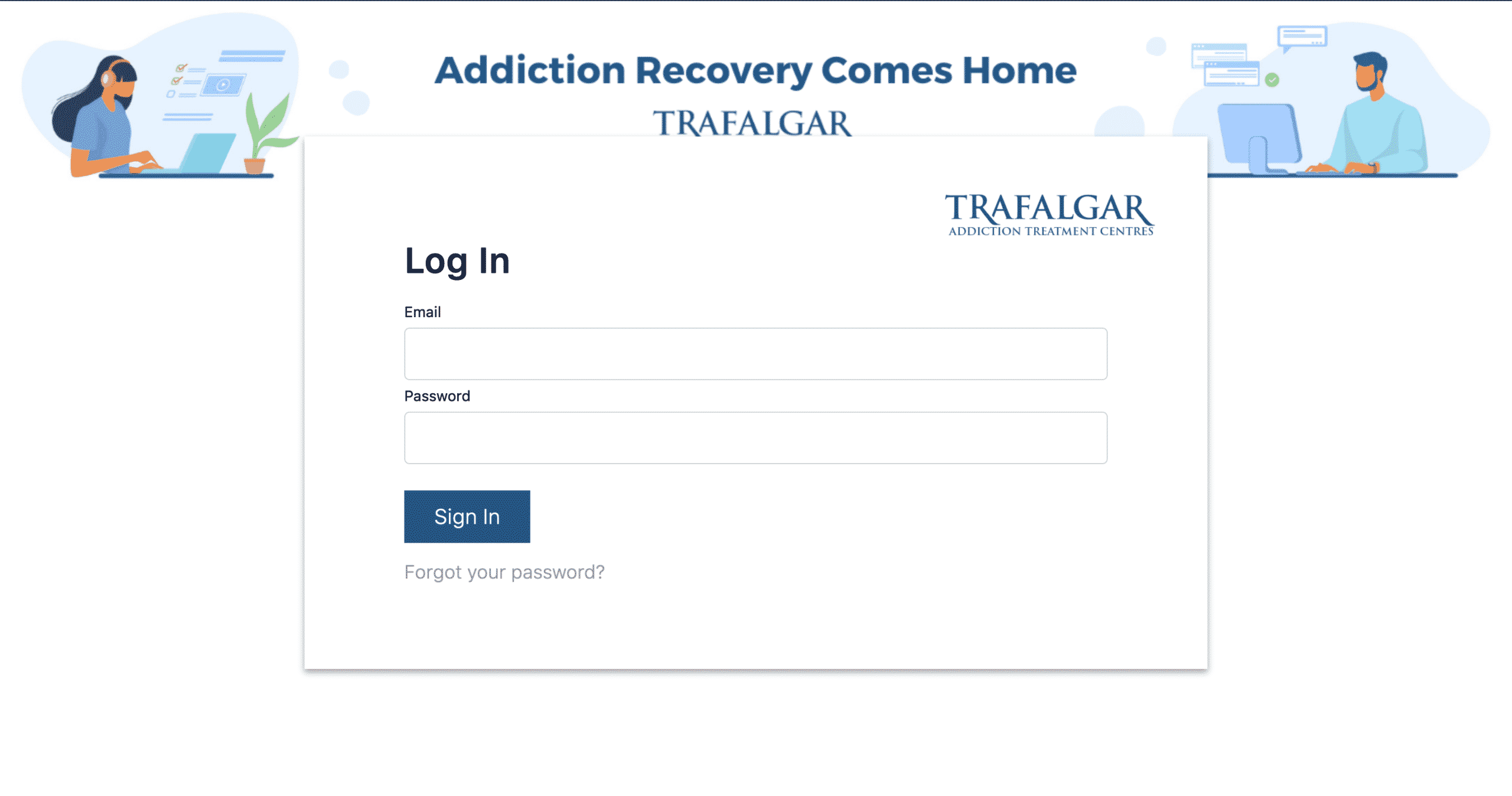 Trafalgar's Virtual Access Page